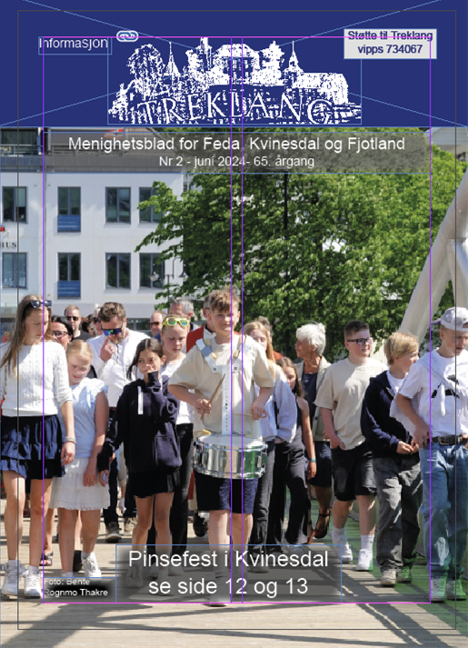 Forside av Menighetsbladet Treklang