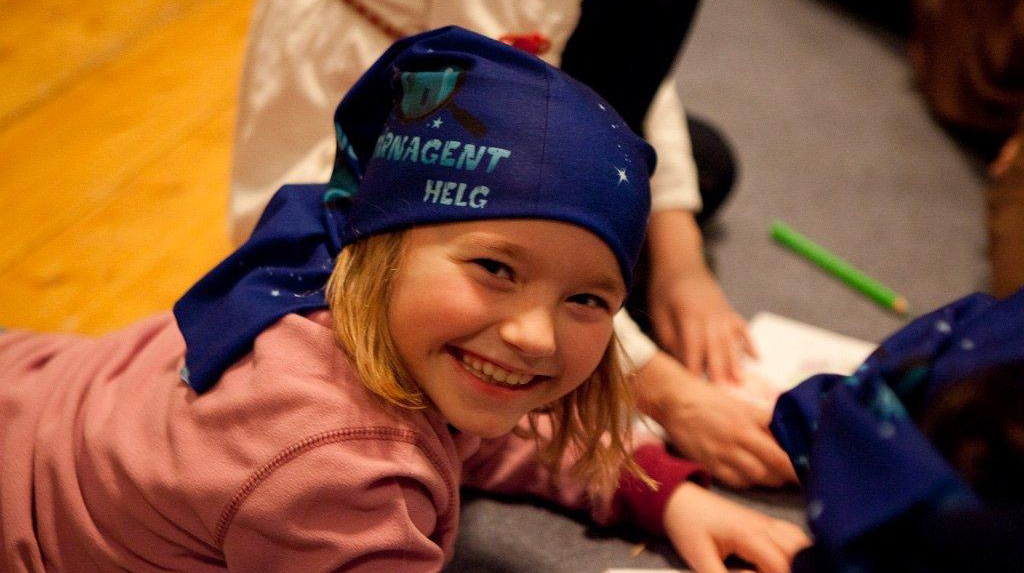 Bilde av et barn som deltar på Tårnagent